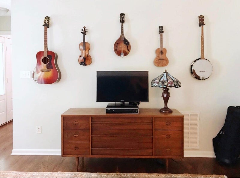 Top Stage 4-PACK Guitar Hangers Stands Hooks Holders Wall Mount - Image 5